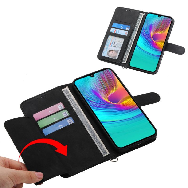 Folio Deksel Samsung Galaxy S25 5g Stropp Med Blondedesign Beskyttelse Deksel