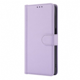 Lærdeksel Folio Deksel Samsung Galaxy S25 5g Mobildeksel Snor