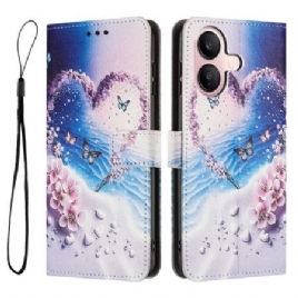 Folio Deksel Til Vivo V60 Lite Hjerte