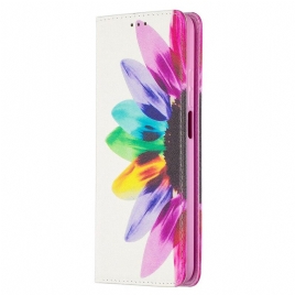 Beskyttelse Deksel Til Xiaomi Mi 10T / 10T Pro Folio Deksel Akvarellblomst