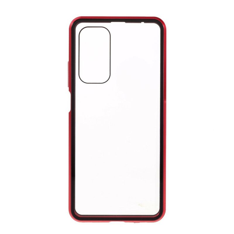 Deksel Til Xiaomi Mi 10T / 10T Pro Herdet Glass Og Metall Foran Og Bak