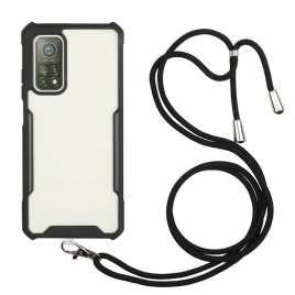Deksel Til Xiaomi Mi 10T / 10T Pro Hybrid Med Farget Ledning