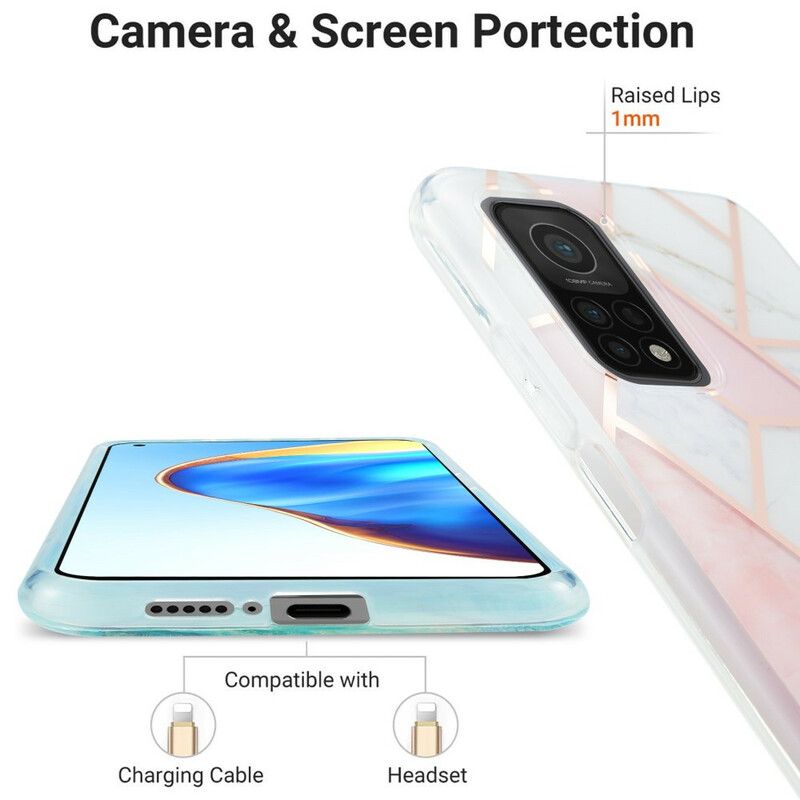 Deksel Til Xiaomi Mi 10T / 10T Pro Marmordesign