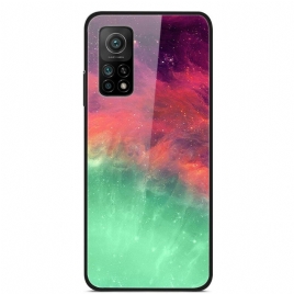 Deksel Til Xiaomi Mi 10T / 10T Pro Rød Og Grønn Himmel