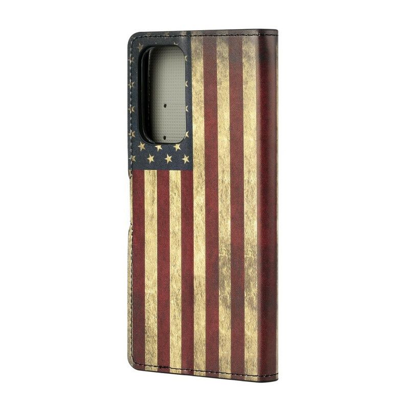 Folio Deksel Til Xiaomi Mi 10T / 10T Pro Amerikansk Flagg