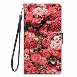 Lærdeksel Til Xiaomi Mi 10T / 10T Pro Blomsterromantikk