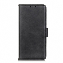 Lærdeksel Til Xiaomi Mi 10T / 10T Pro Folio Deksel Dobbel Klaff