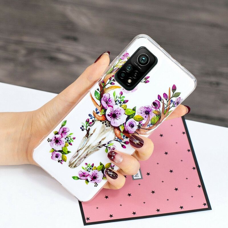 Mobildeksel Til Xiaomi Mi 10T / 10T Pro Fluorescerende Blomsterelg