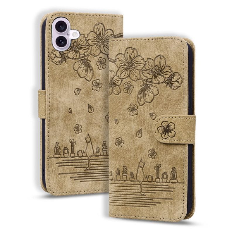 Deksel iPhone 16 Plus Thong Cat Scene Beskyttelse Deksel