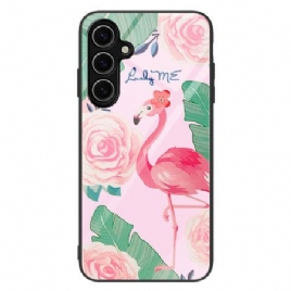 Deksel Samsung Galaxy S25 Plus 5g Flamingo I Herdet Glass