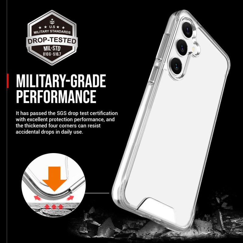 Deksel Samsung Galaxy S25 Plus 5g Gjennomsiktig Beskyttelse Deksel