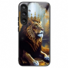 Deksel Samsung Galaxy S25 Plus 5g Gullkrone I Løve