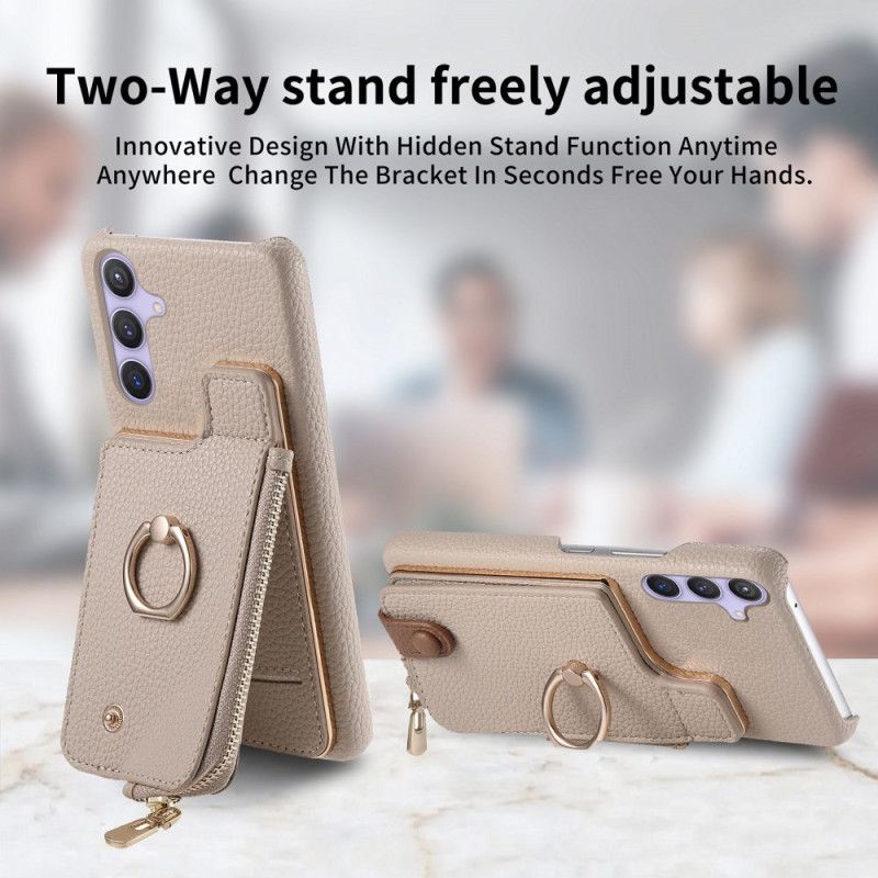 Deksel Samsung Galaxy S25 Plus 5g Lommebok Med Magnetisk Stativ Beskyttelse Deksel