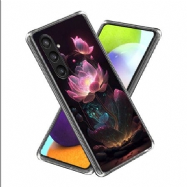 Deksel Samsung Galaxy S25 Plus 5g Mobildeksel Fluorescerende Lotus