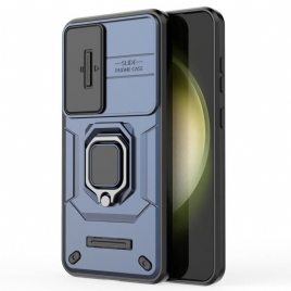 Deksel Samsung Galaxy S25 Plus 5g Mobildeksel Slitesterk Ring Med Linsebeskytter