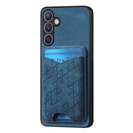 Deksel Til Samsung Galaxy S25 Plus 5g Med Kortholder Og Stativ