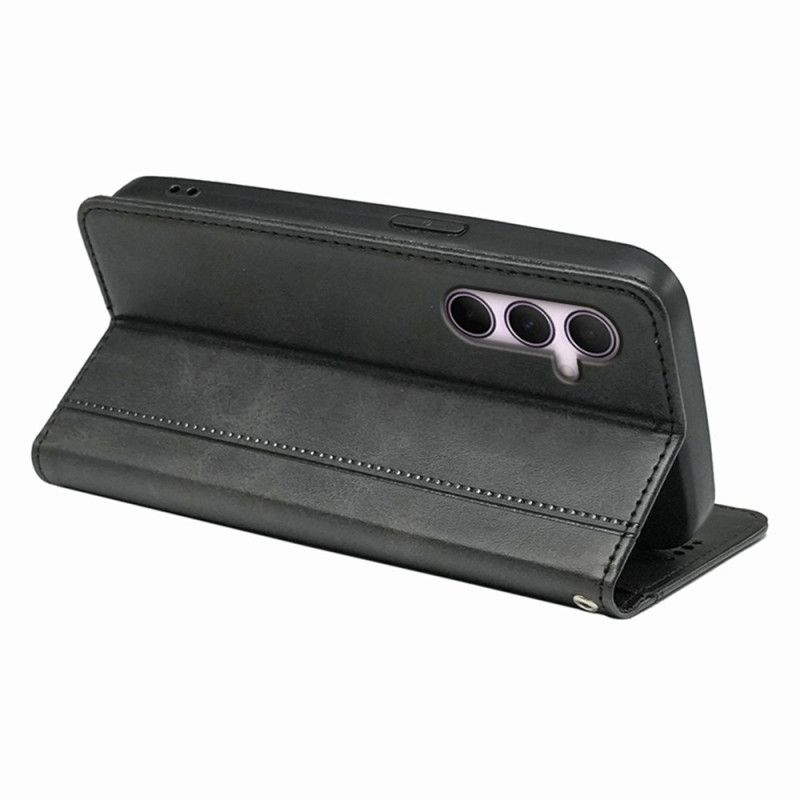 Folio Deksel Lær Samsung Galaxy S25 Plus 5g Mobildeksel Vintagestil