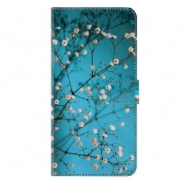 Folio Deksel Samsung Galaxy S25 Plus 5g Blomstrende Grener Beskyttelse Deksel