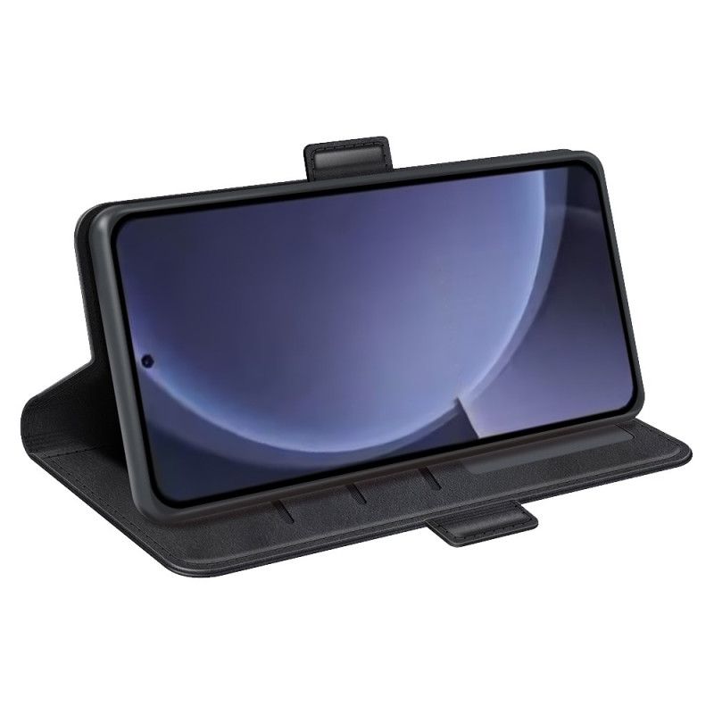 Folio Deksel Samsung Galaxy S25 Plus 5g Dobbel Lås Beskyttelse Deksel