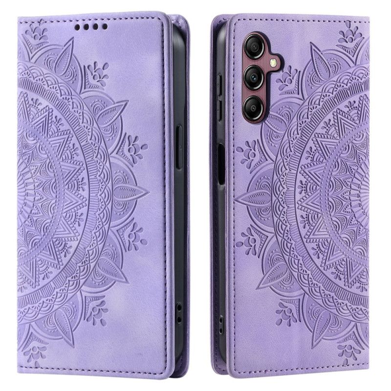 Folio Deksel Samsung Galaxy S25 Plus 5g Mandala-semsket Skinneffekt
