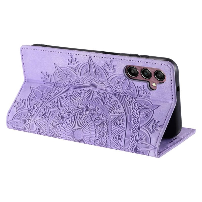 Folio Deksel Samsung Galaxy S25 Plus 5g Mandala-semsket Skinneffekt