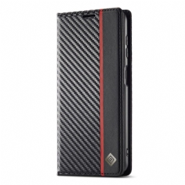 Folio Deksel Samsung Galaxy S25 Plus 5g Rød Linje Lc.imeeke Beskyttelse Deksel