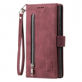 Lærdeksel Folio Deksel Samsung Galaxy S25 Plus 5g Hel Lommebok