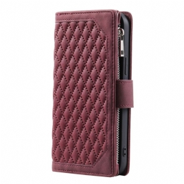 Lærdeksel Folio Deksel Samsung Galaxy S25 Plus 5g Lommebok Med Vatter