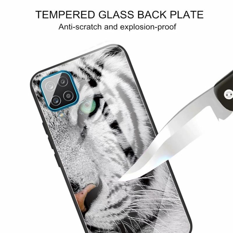 Deksel Til Samsung Galaxy M32 Tiger Herdet Glass