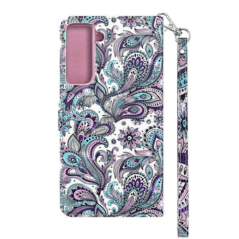 Folio Deksel Til Samsung Galaxy S21 Plus 5G Elegant Blonder