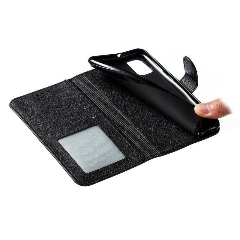 Folio Deksel Til Samsung Galaxy M21 Faux Leather Live Your Dream
