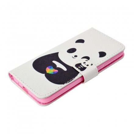 Lærdeksel Til Huawei Y5 2018 Panda Love