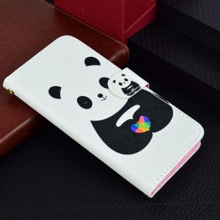 Lærdeksel Til Huawei Y5 2018 Panda Love