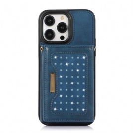 Deksel iPhone 16 Pro Mobildeksel Lommebok Og Rfid-blokkeringsteknologi