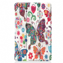 Beskyttelse Deksel Til Huawei MatePad T 8 Retro Sommerfugler Og Blomster