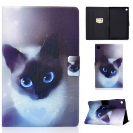 Folio Deksel Til Huawei MatePad T 8 Blue Eyed Cat