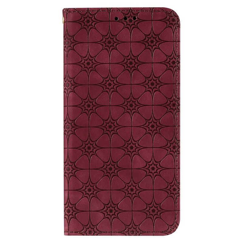 Beskyttelse Deksel Til Samsung Galaxy M11 Folio Deksel Barokke Blomster