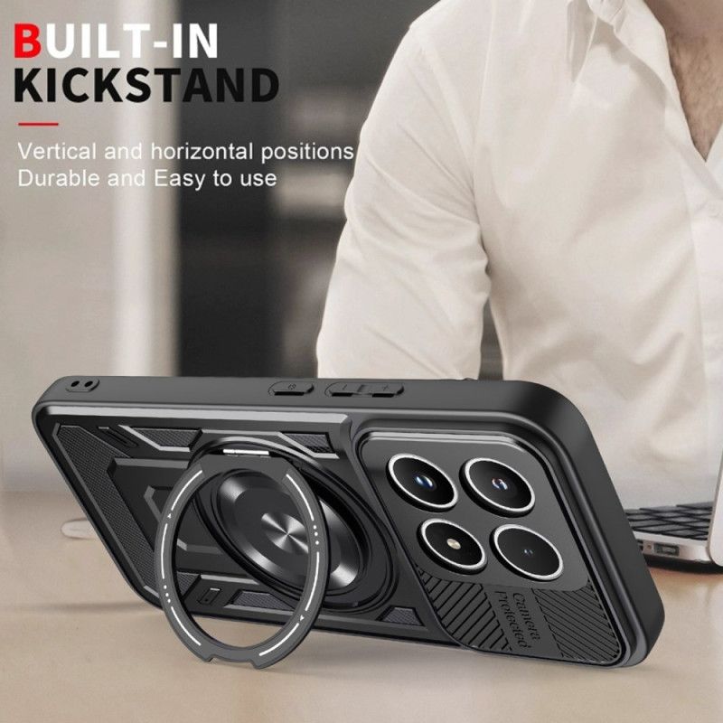 Deksel Til Xiaomi 17 Magnetisk Med Roterende Stativ