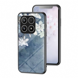 Deksel Xiaomi 17 Blomstermønster I Herdet Glass
