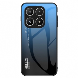 Deksel Xiaomi 17 Mobildeksel Hello I Herdet Glass