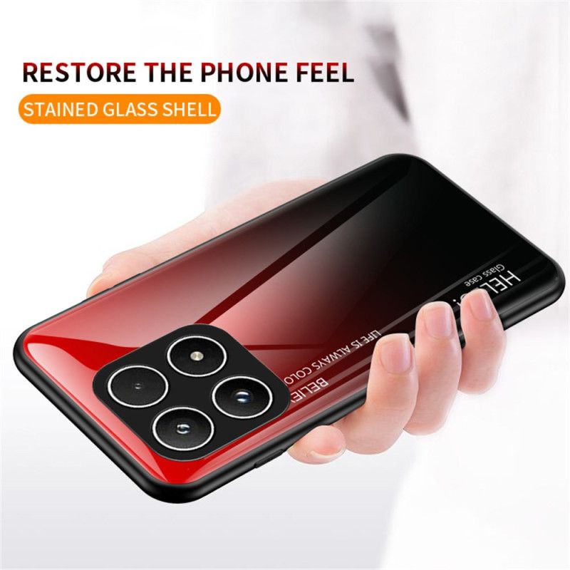 Deksel Xiaomi 17 Mobildeksel Hello I Herdet Glass