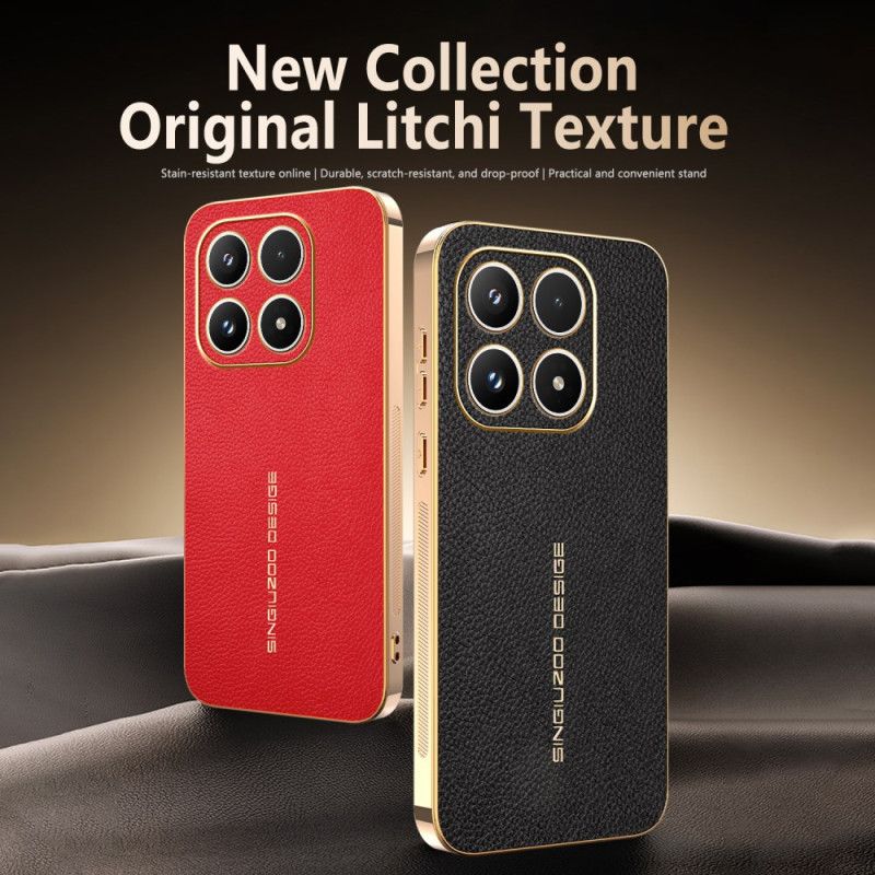 Deksel Xiaomi 17 Mobildeksel Ripebestandig Litchi-tekstur