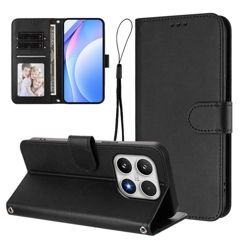 Folio Deksel Til Xiaomi 17 Rfid-beskyttelse Skinneffekt