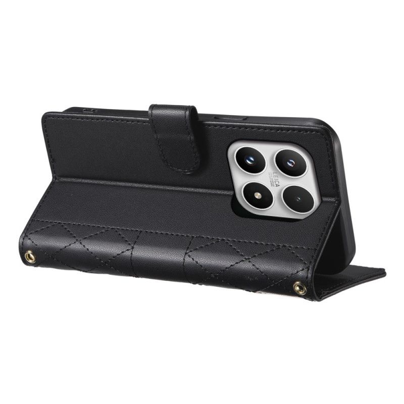 Folio Deksel Til Xiaomi 17 Vattert Med Stropper