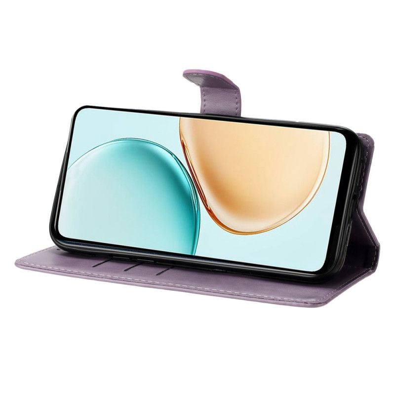 Folio Deksel Xiaomi 17 Blomstertrykk Beskyttelse Deksel