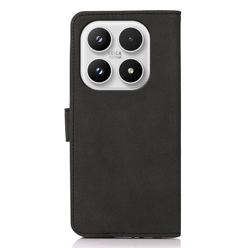 Folio Deksel Xiaomi 17 Khazneh Semsket Skinn-effekt