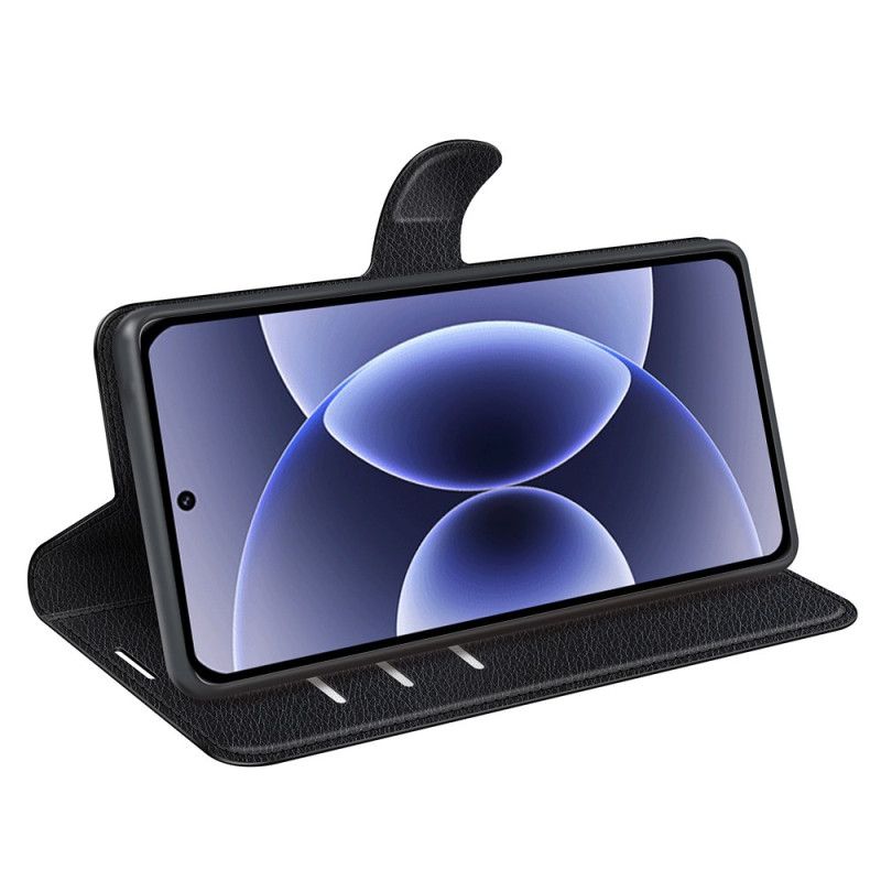 Folio Deksel Xiaomi 17 Klassisk Litchi-imitasjonsskinn