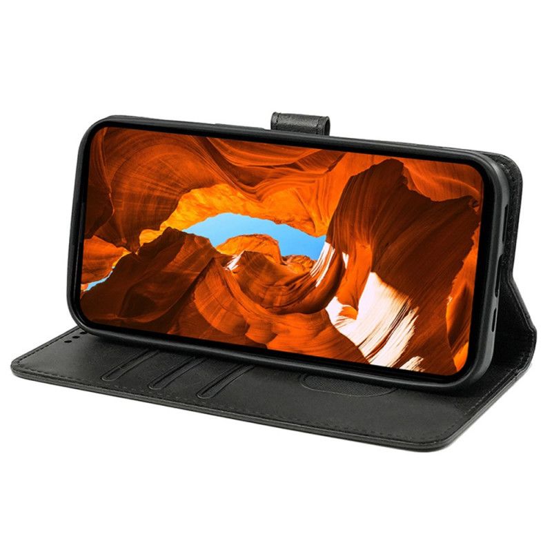 Folio Deksel Xiaomi 17 Lærtekstur Beskyttelse Deksel