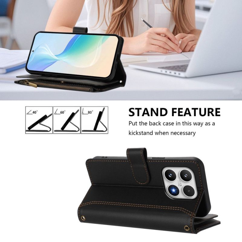 Folio Deksel Xiaomi 17 Lommebok Med 9 Kortspor