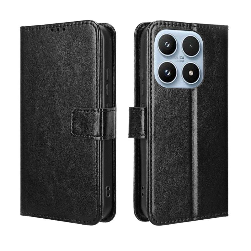 Folio Deksel Xiaomi 17 Prangende Kunstskinn Lær